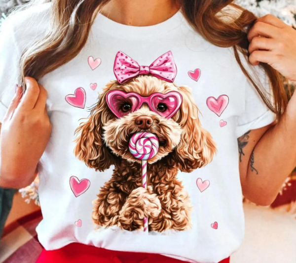 Adorable Goldendoodle Tee for Kids & Moms - Perfect for Playtime & Outings!